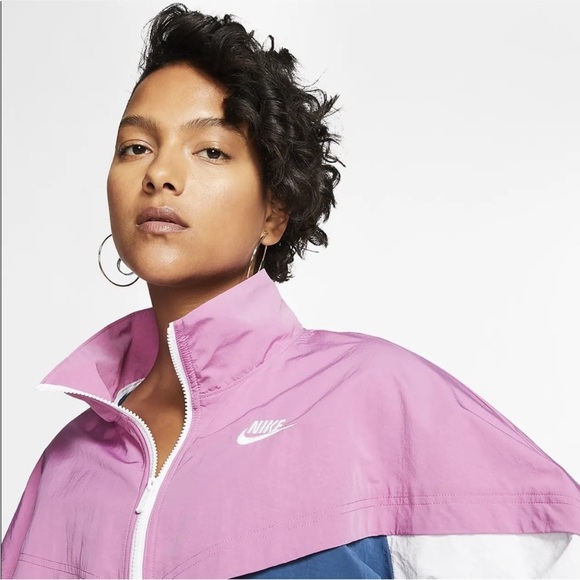 Nike Icon Clash Windbreaker/ Track Jacket/Tie-Waist/Hooded/Long Length/ - Picture 4 of 12